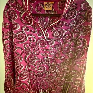 Tory Burch Pink Paisley Women's Top